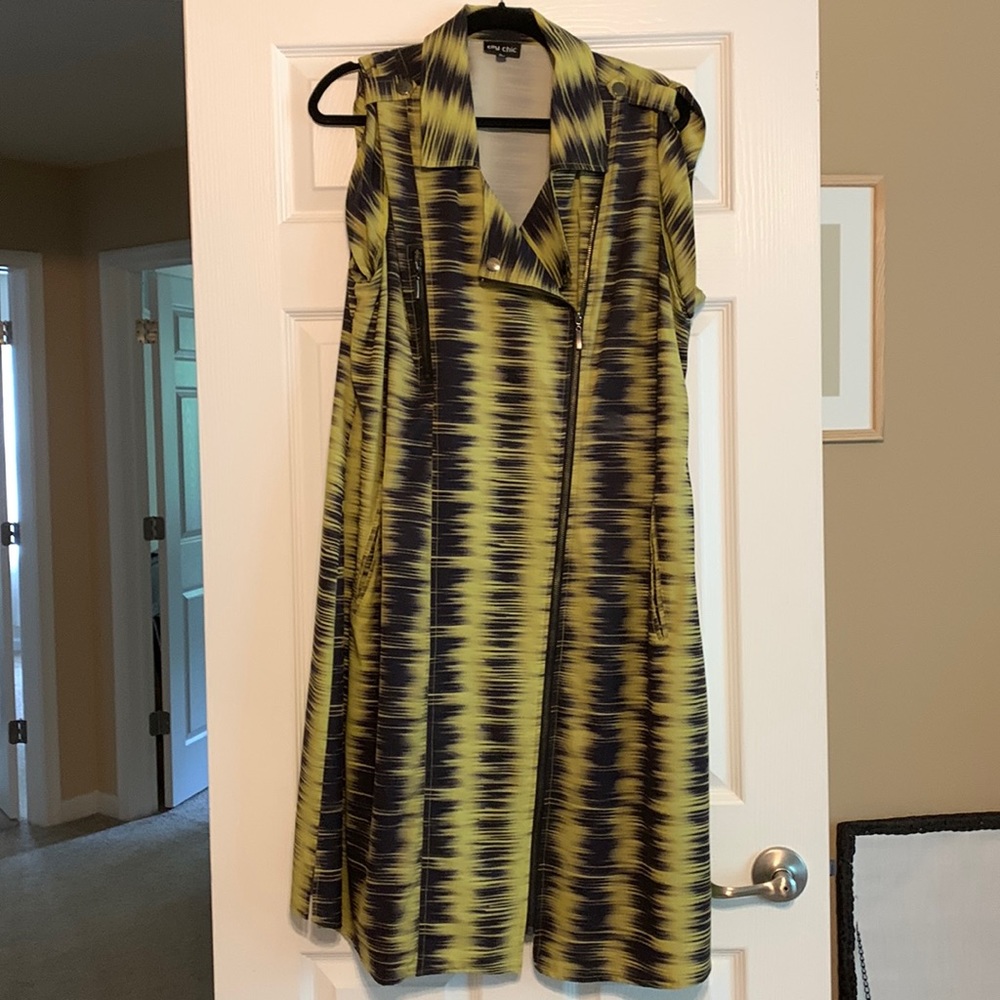 City Chic 2x black and yellow